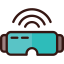 Vr glasses icon 64x64