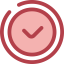 Round clock icon 64x64