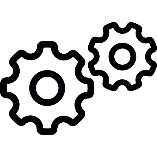 Two Gears Symbol