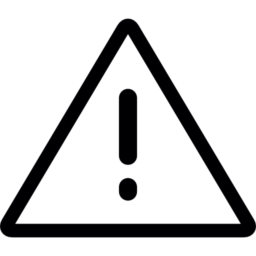 Triangular warning signal 图标