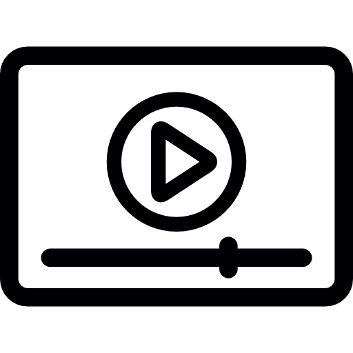 Video Player with Timeline icon