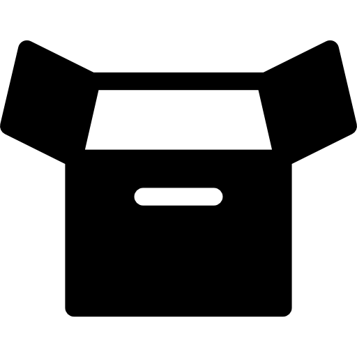 Empty Box Open Symbol