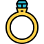 Wedding rings icon 64x64