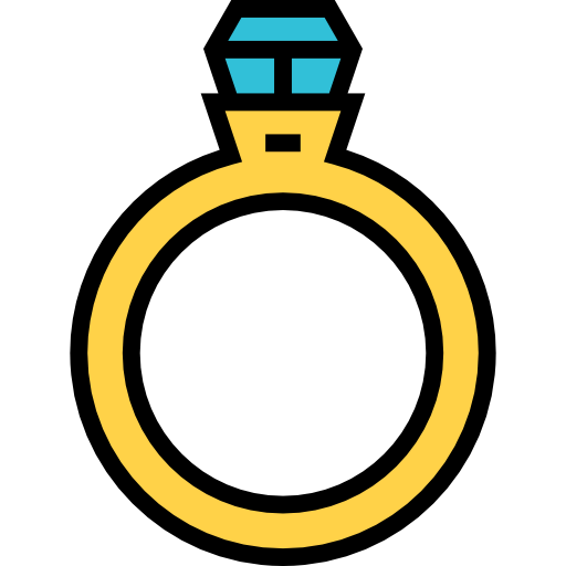 Wedding rings icon