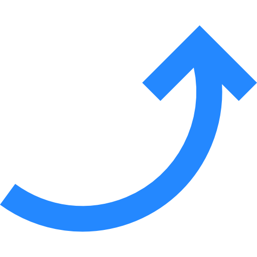 Curve arrow biểu tượng