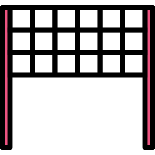 Volleyball net icon