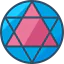 Star of david icon 64x64