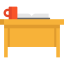 Teacher desk icon 64x64