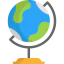 Earth globe icon 64x64