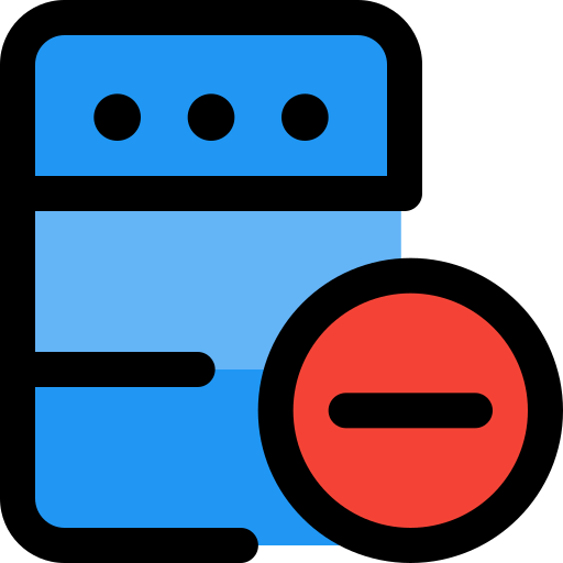 Delete option icon