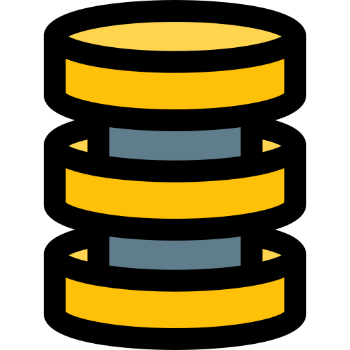 Database storage Ikona