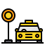 Taxi stop icon 64x64