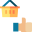 Shopping basket icon 64x64