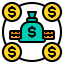 Money bag icon 64x64