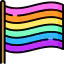 Rainbow flag Symbol 64x64