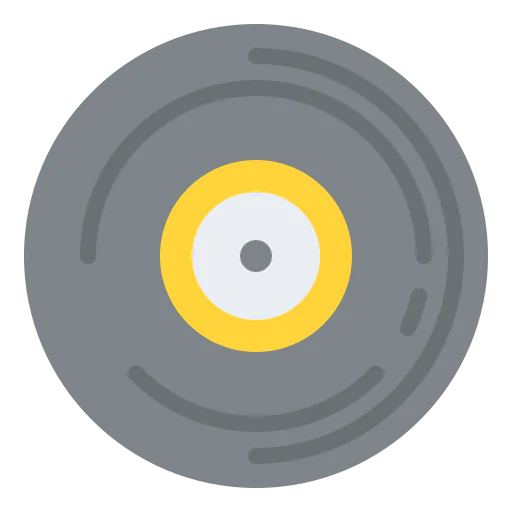 Vinyl disc icon