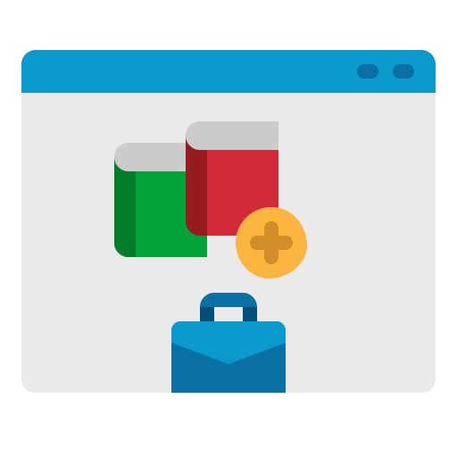 Digital library icon
