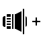 Increase volume icon 64x64