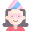 Birthday girl icon 64x64