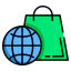 Online shopping icon 64x64