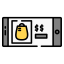 Mobile shopping icon 64x64
