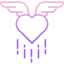 Heart wings biểu tượng 64x64