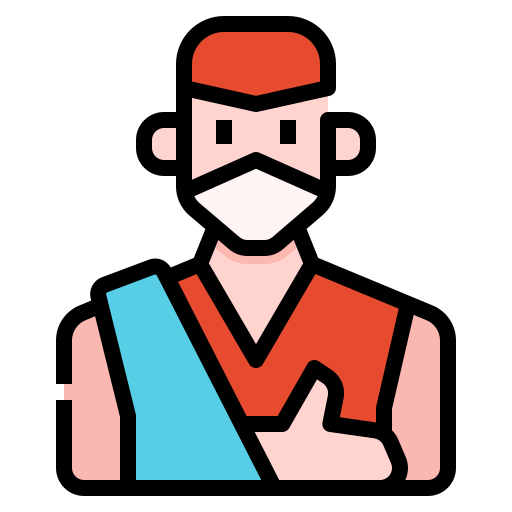 Broken arm icon