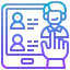 Online recruitment icon 64x64