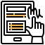 Electronic signature icon 64x64