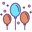 Balloons icon 64x64
