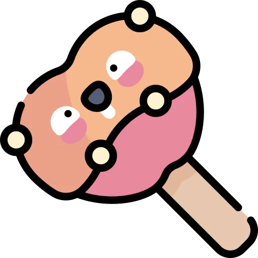 Caramelized apple icon