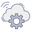 Cloud computing biểu tượng 64x64