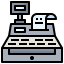 Cash register icon 64x64