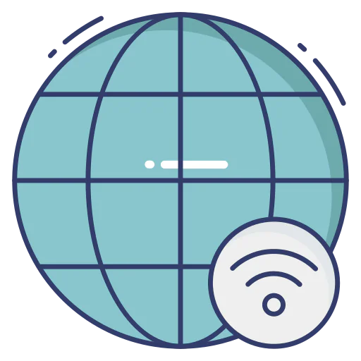 Global communication icon