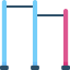 Pull up bar icon 64x64
