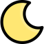 Half moon icon 64x64