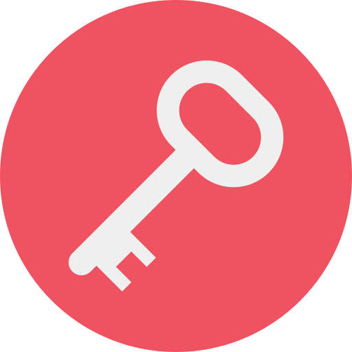 Door key icon