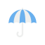 Open umbrella icon 64x64