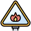 Flammable sign іконка 64x64