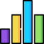 Bar chart icon 64x64