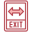 Exit Symbol 64x64