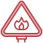 Flammable sign Ikona 64x64