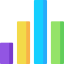 Bar chart icon 64x64