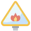 Flammable sign Ikona 64x64