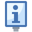 Information sign icon 64x64