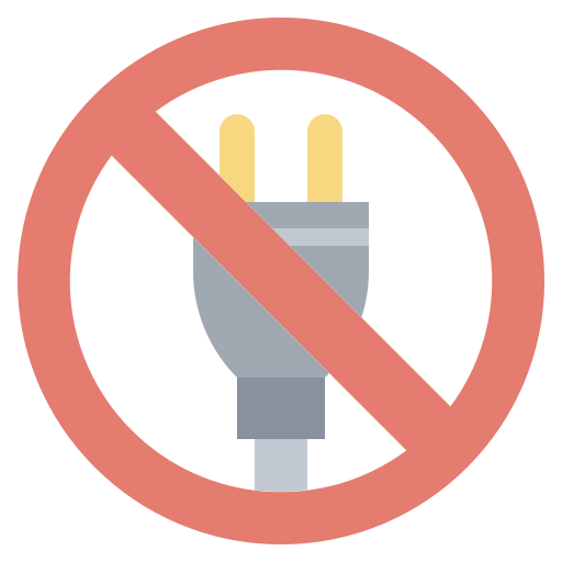 No plug icon