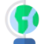 Earth globe icon 64x64
