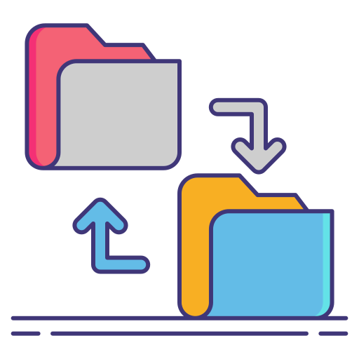 Data transfer icon