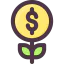 Money tree icon 64x64