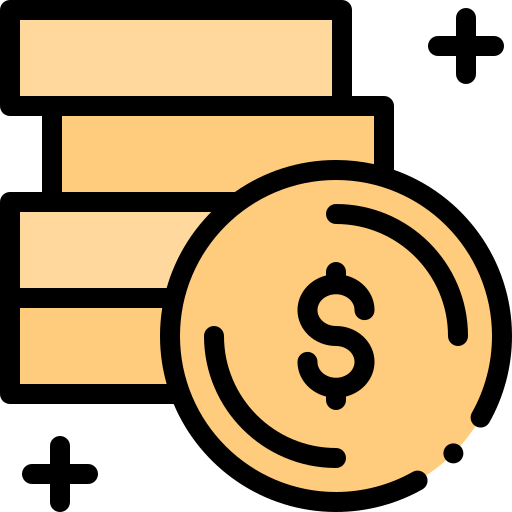 Money stack icon